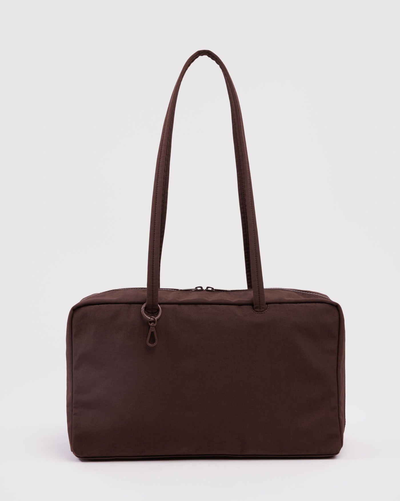 Medium Nylon Bowler Bag - Coffee - On The Go