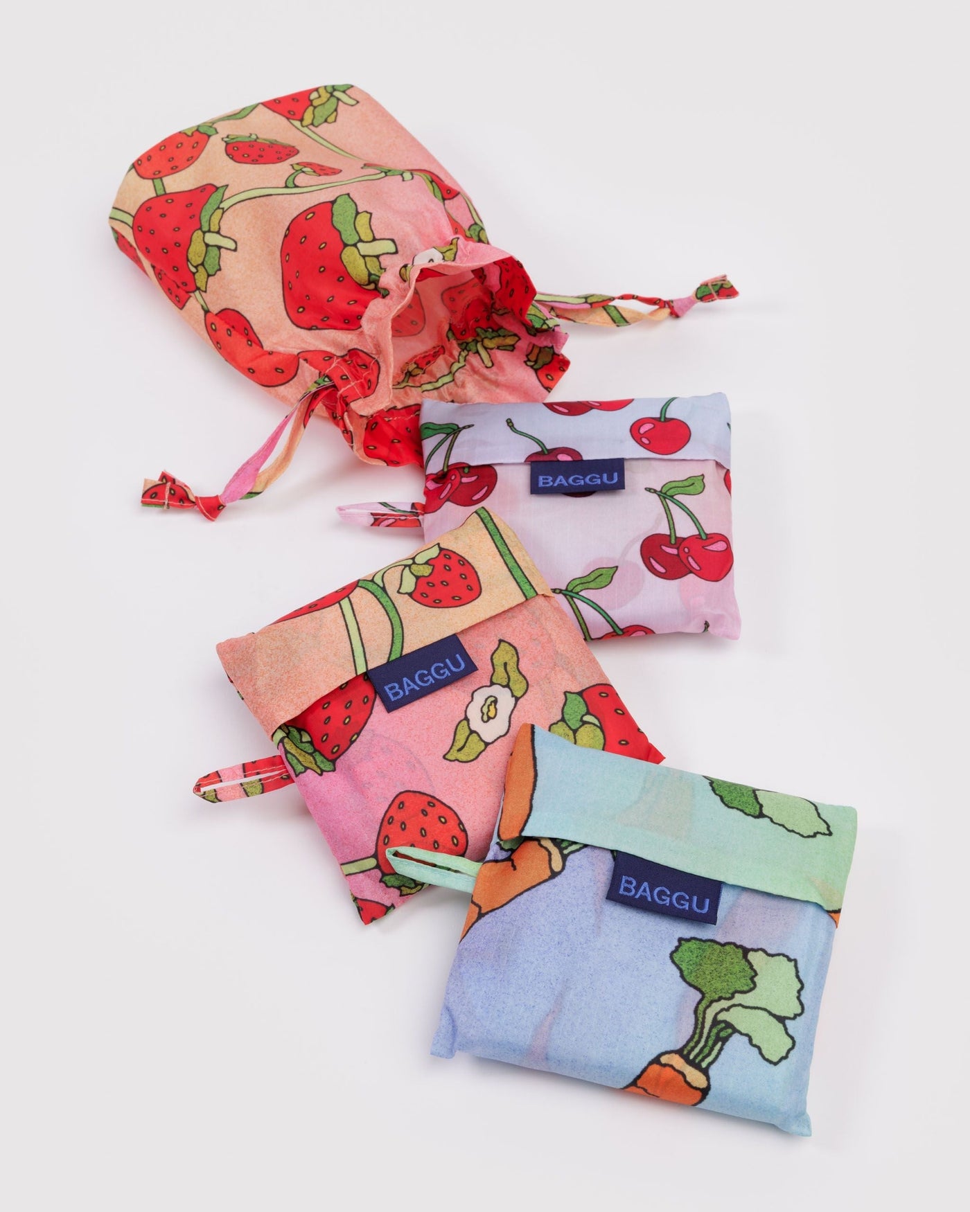Baggu Set of 3 - Carrots & Berries - Home Set