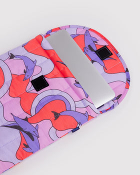 Puffy Laptop Sleeve 16" - Dolphins - Daily Sip