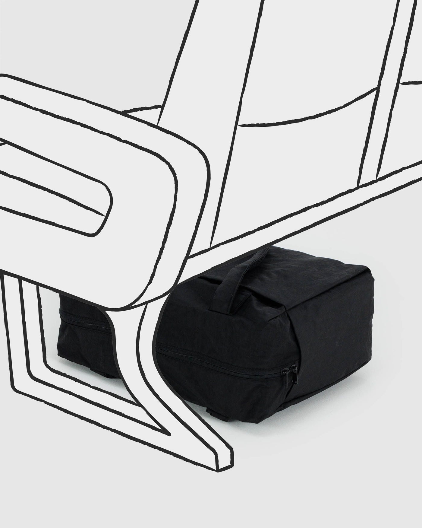 Small Cloud Carry-On - Black - Simple Tote