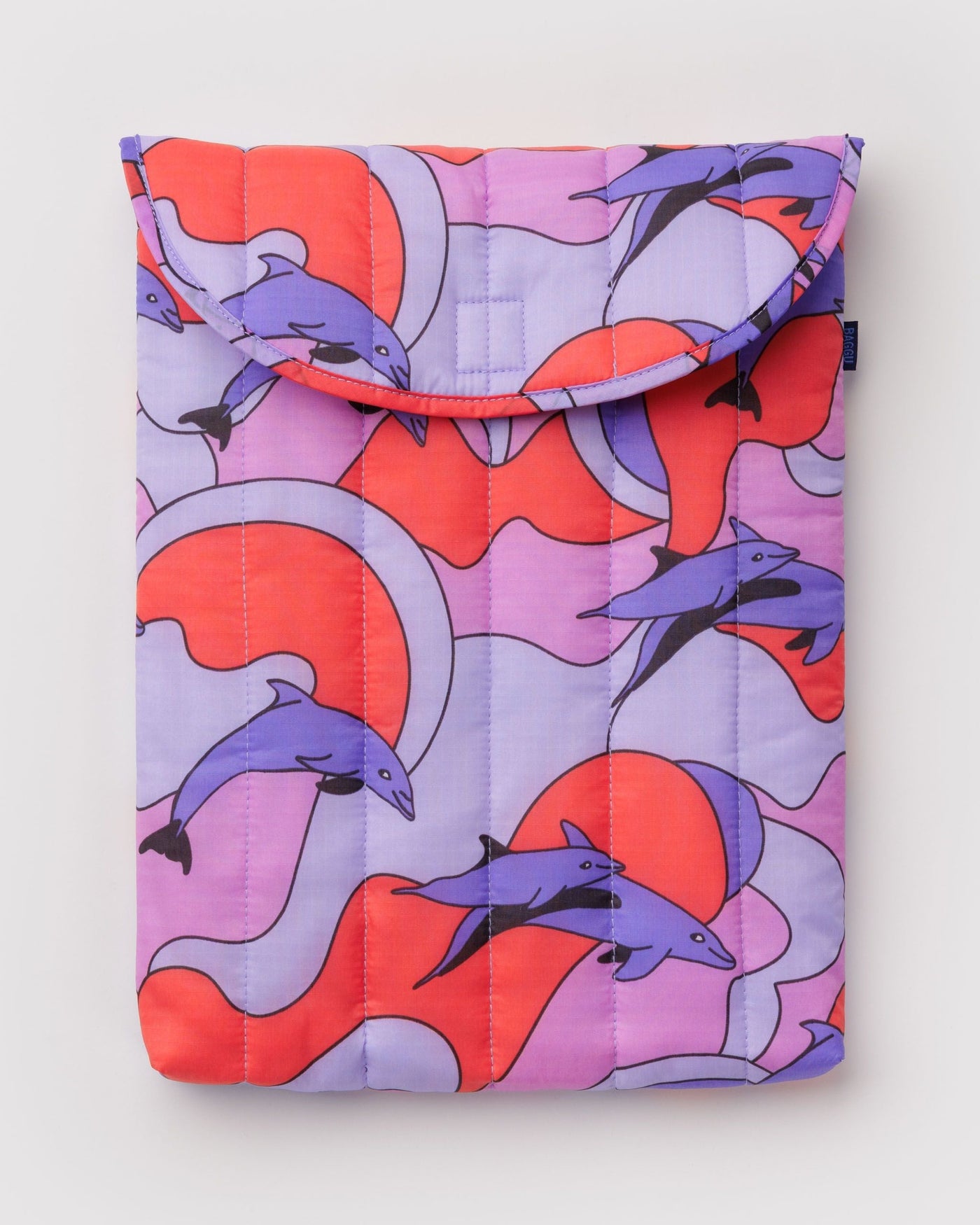Puffy Laptop Sleeve 16" - Dolphins - Daily Sip