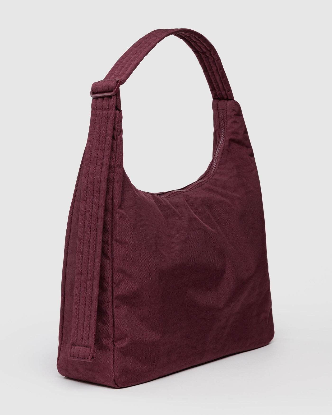 Nylon Shoulder Bag - Mahogany - Weekend Carry