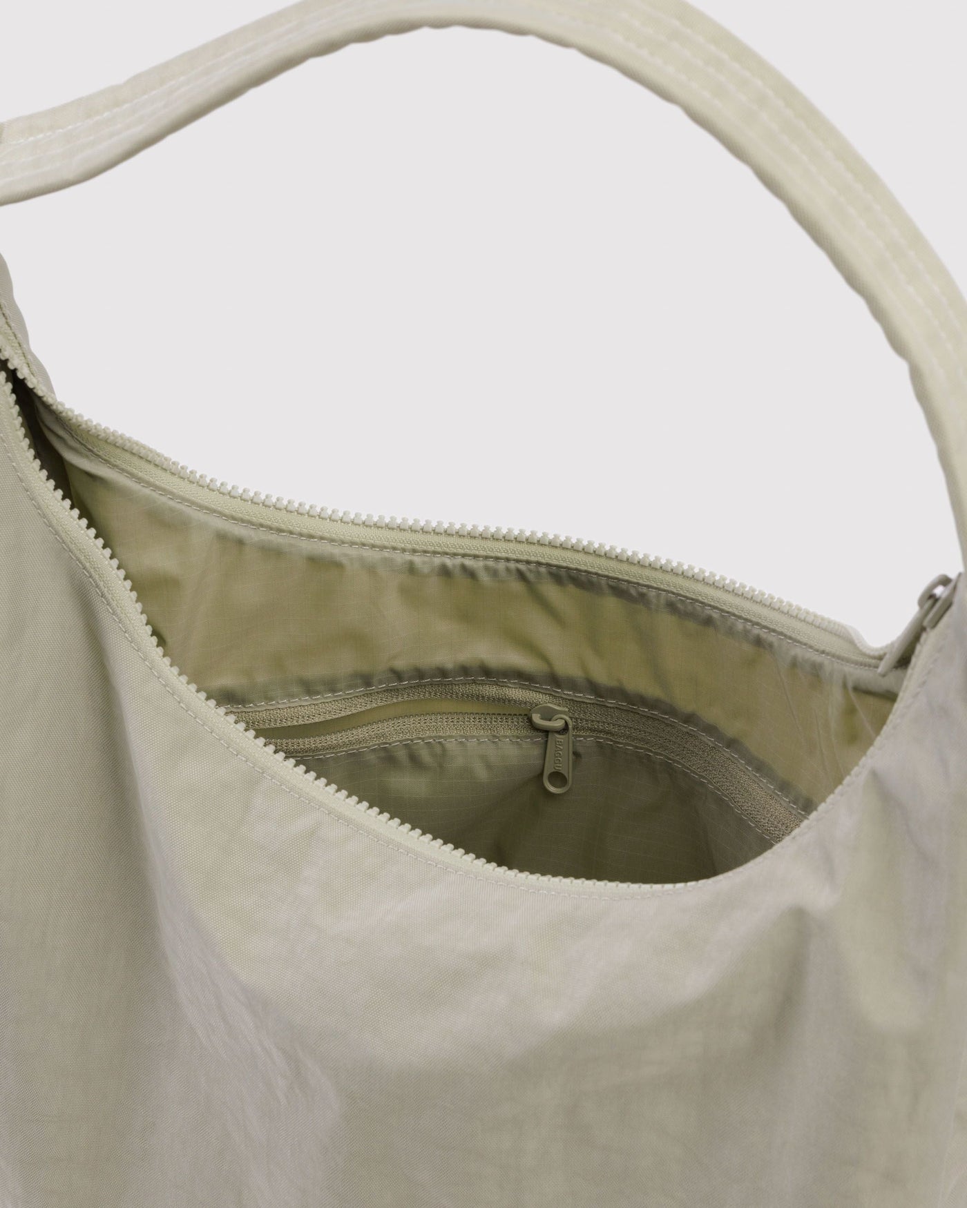 Nylon Shoulder Bag - Celadon - Easy Tote