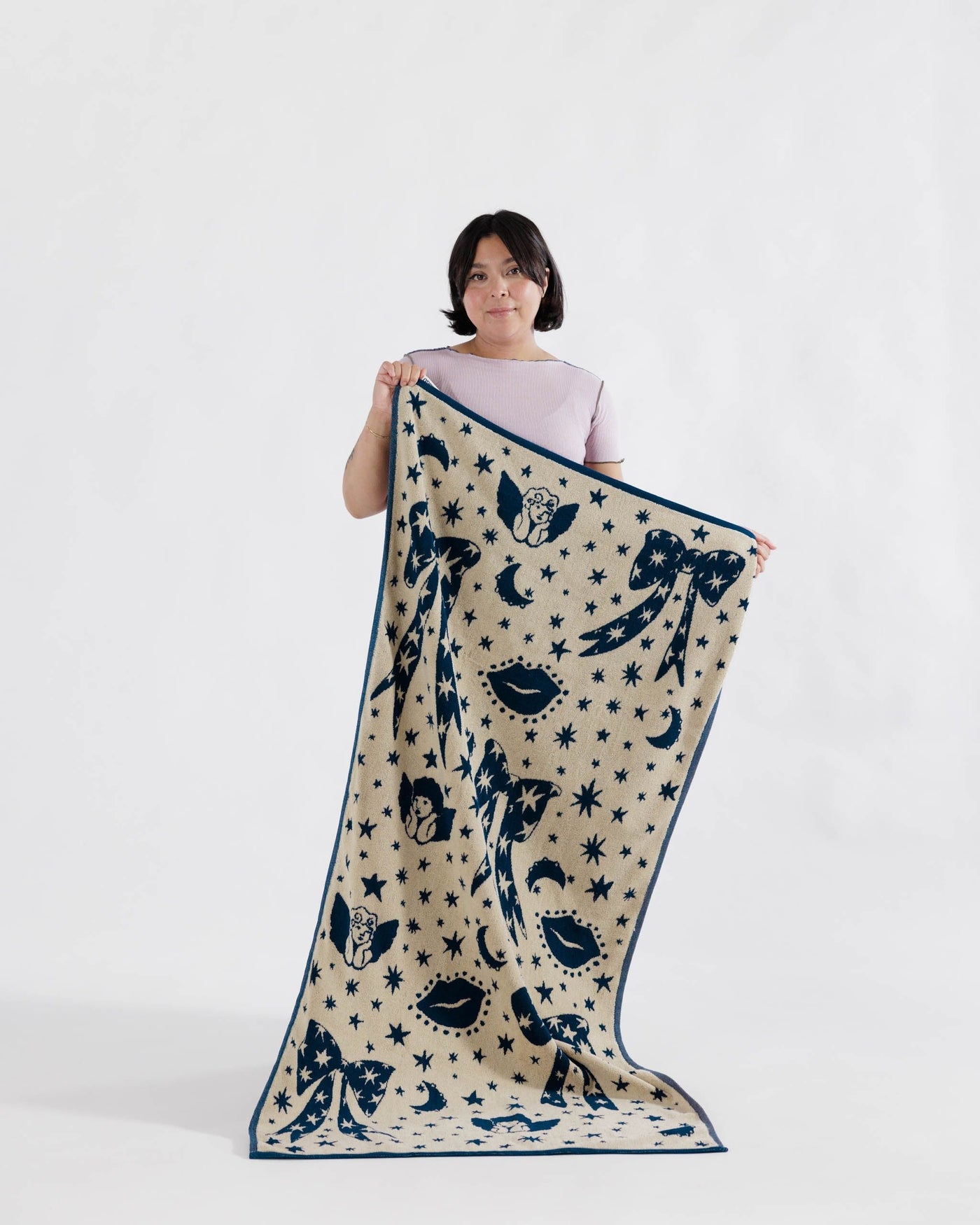 Bath Towel - Cherub Bows - Beach Ready